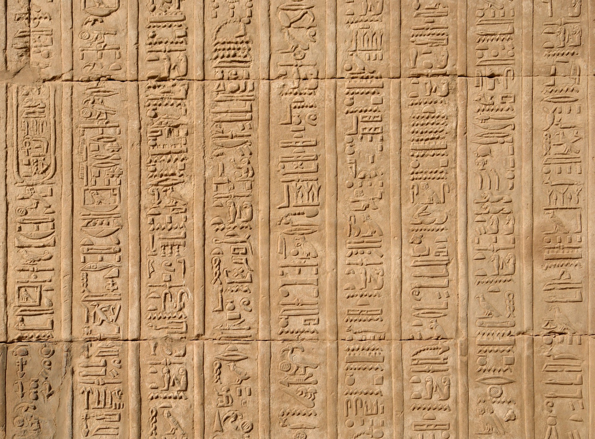 Egyptian hieroglyphs background